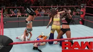 WWE 2K18 RAW N#1 CONTENDER BAYLEY VS NIKKI BELLA VS MICKIE JAMES VS ALEXA BLISS