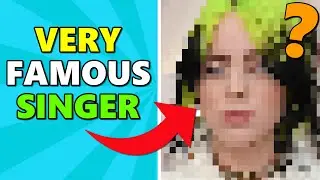 Guess Your Favorite Singers from a Pixelated Image (Guess The Singers Challenge)