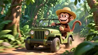 Beep Beep Dino Ride 🦕🚗👶 | Fun Kids Song | Toddler Dinosaur Adventure