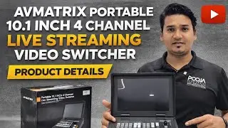 Best product for live streaming (Avmatrix portable video switcher) #livestream #techgadgets 