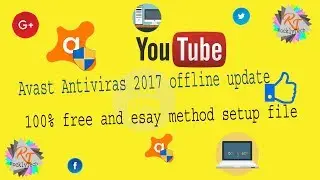 how to avast antivirus update offline  2017-2018 free easy method letest verstion( hindi-language)