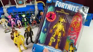 Live Jazwares Fortnite 4&rsquo;&rsquo; Transforming Driftboard w/ Peely (Ripe) Action Figure Review