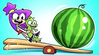Fruit Growing Game 🍓 Giant Watermelon 🍉 Viv and Denny Funny Adventures