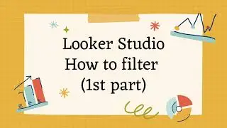 How to filter the data in your reports in Looker Studio (Google Data Studio) - 1st part