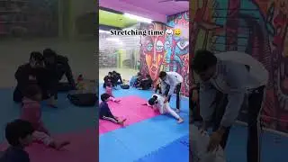 legs stretching funny training#gymnastic#gym#gymgirl#...more