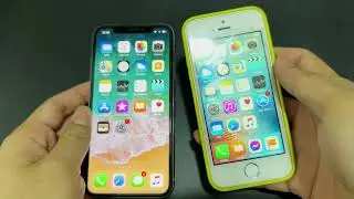 Coming up next: iPhone X iOS 11 vs iOS 9 iPhone SE - Original Version