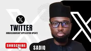 TWITTER AMBASSADORSHIP APPLICATION UPDATE