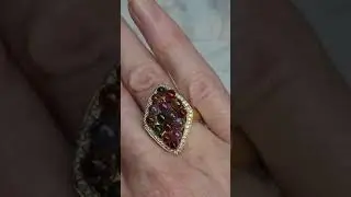 Multi Gem Estate Ring