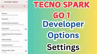Tecno Spark Go 1 Developer Options