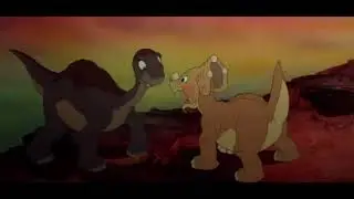 Littlefoot vs Cera | The Land Before Time Scene