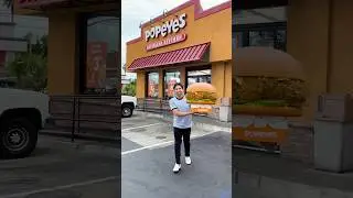 The World&rsquo;s biggest Popeyes Chicken Sandwich