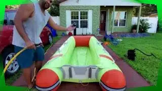 How I clean my inflatable boat and outboard after salt water use