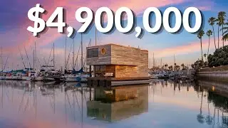 Inside a $4,900,000 FLOATING HOME | Santa Barbara Luxury Home Tour