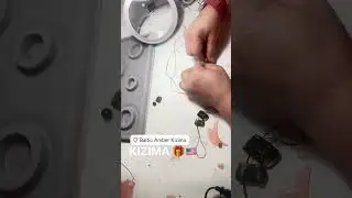 Изготовление браслета из янтаря. #kizima #gifts #amber #handmade #amberstone #satisfying