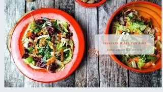 Insalata mista con noci: il piatto ricco di verdure di stagione, dalla sorprendente nota croccante