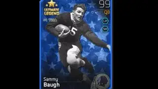 MUT 25 Card Review Ultimate Legend Sammy Baugh