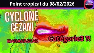 Point tropical: Le Cyclone Gezani menace Madagascar, Cyclone tropical Intense ?