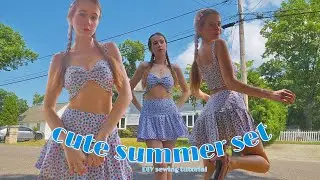DIY Sewing Tutorial: The Cutest Two-Piece Set for the Summer