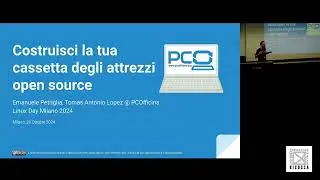 PCO Tech Talk @ Linux Day 2024 - Costruisci la tua cassetta degli attrezzi opensource