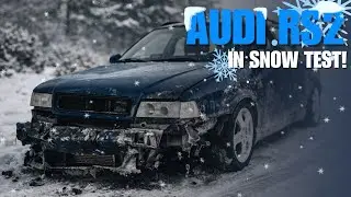 !TESTING AUDI RS2 IN SNOW!-!!-24°C!! *In cpm*
