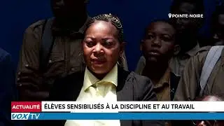 Elèves sensibilisés à la discipline et au travail