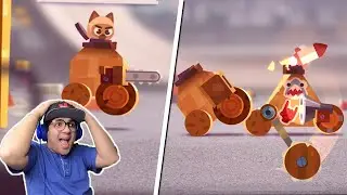 A SUPER BATALHA DOS GATOS ROBÔS!! (Jogos de celular)