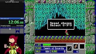 Zeliard, Any% (DOS, speed mixed) in 40:49 by davidtki