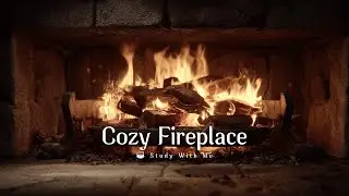 Cozy Fireplace บรรยากาศหน้าเตาผิง + เปียโนเบาๆ | เพลงบรรเลงสำหรับพักผ่อน (Cozy Winter Vibes)
