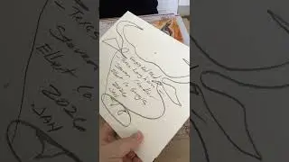 Sold Shipped Georgia Red Mud Paintings Longhorns Albino Anaconda Doodle Receipts #arttalk #artist