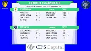 WACA John Inverarity Shield (Premier U13) Round SF - Fremantle v Scarborough