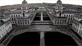 Goofy comical editing University of Greenwich Old Naval College Music group Aha inspired editing 4K.
