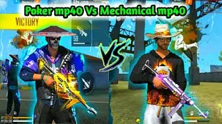Freefire mechanical mp40 vs poker mp40 comparison in tamil||mp40 best skin||Ms gaming tamil