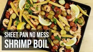 Sheet Pan No Mess Shrimp Boil | Quick One Pan Dinner Recipe by Forkly