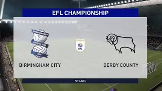 ⚽ Birmingham City vs Derby County ⚽ | EFL Championship (10/09/2021) | Fifa 21