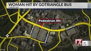 Woman hit by GoTriangle bus, UNC officials say
