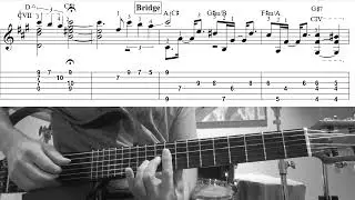 Shape Of My Heart  - Guitar Solo (Score&TAB) | Alejandro Marin