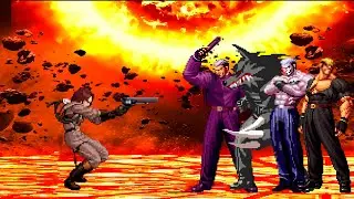 [KOF Mugen] High Tech Whip vs Ryuji Yamazaki Team