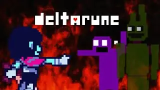 Deltarune - Purple Guy & Springtrap Battle! (7 Year Special)