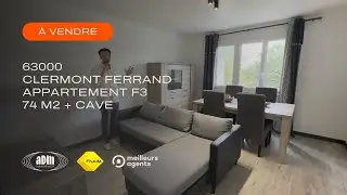 VENDU - CLERMONT FERRAND / APPARTEMENT F3 DE 74 + CAVE