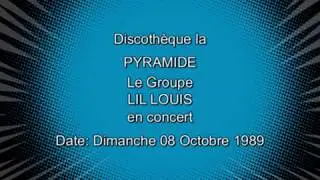 1989 10 08 Pyramide concert de LIL LOUIS