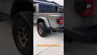 Jeep Gladiator Borla ATAK exhaust. Start Up.