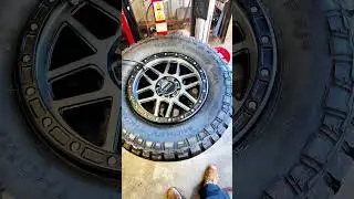 KMC Mesa wheels with Mickey Thompson Baja Legend tyres on a Y62 Nissan Patrol #vehicle #tyres