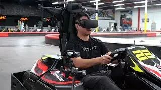 Real Life VR GO KART RACING!!!