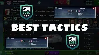 BEST TACTICS AND FORMATION TO USE IN SM20 🔥 AMAZING RESULTS!!! SOCCER MANAGER 2020 3-4-3 TACTICS 🤩