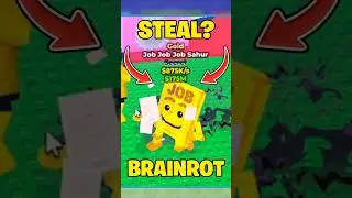 ROBLOX STEAL A BRAINROT Job Job Job SAHUR #shorts