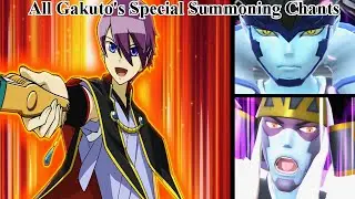 All Gakuto's Special Summoning Chants | Yu-Gi-Oh! Rush Duel: Saikyou Battle Royale!!