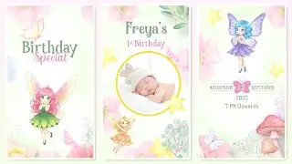 Princess Fairy Magical Birthday Invitation