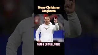 Merry Christmas to all Texas Longhorns!!! #ytshorts #merrychristmas #cfb #hookem