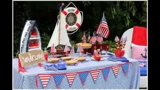 Nautical theme Party decor at home