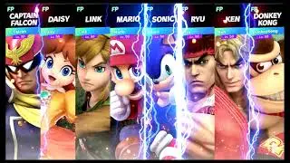 Super Smash Bros Ultimate Amiibo Fights – Request #19640 Free for all at Temple